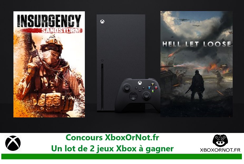 XboxOrNot's tweet image. #Concours #Giveaway 

🪖Fan de FPS en multi? 

🎁Un lot de 2 jeux #Xbox à gagner:

👉Insurgency: Sandstorm
👉Hell Let Loose

Pour participer:
🔁RT ce tweet
✅Follow @XboxOrNot

🍀TAS le 29 octobre

💚Bonne chance à tous et n'hésitez pas à partager avec toute la communauté @XboxFR