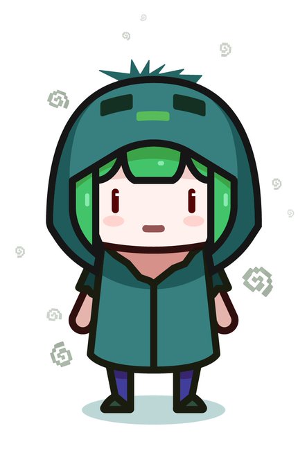 Small Zombie-tan ( ˆωˆ)
#マインクラフト  #Minecraft 