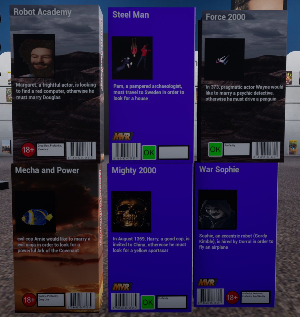 This week: New procedurally generated movie synopses

100% essential to enhance gameplay.

#unrealengine #indiedev #screenshotsaturday