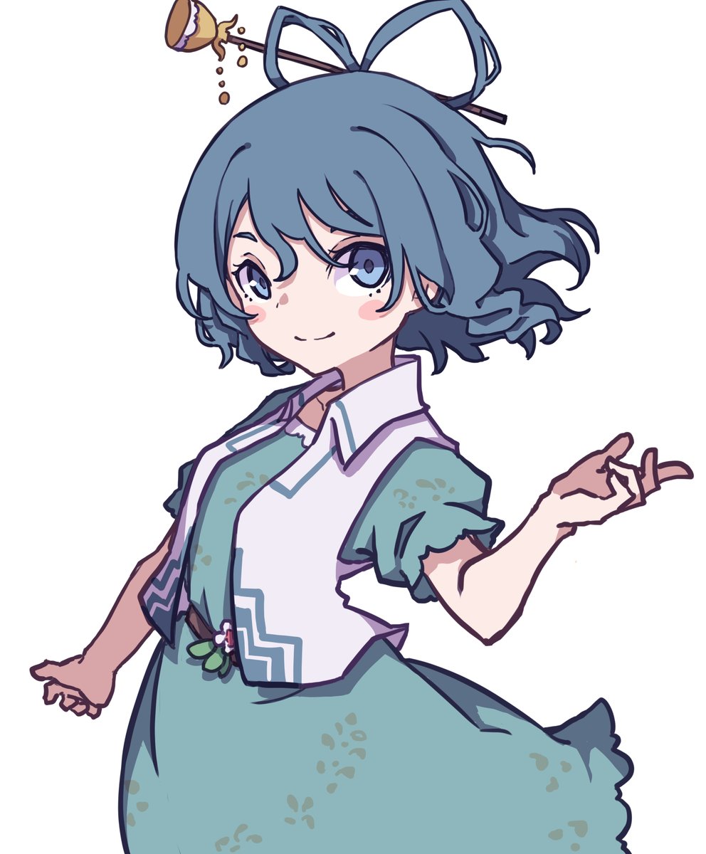 霍青娥 「#深夜の真剣お絵描き60分一本勝負 青娥 」|かめぱすた