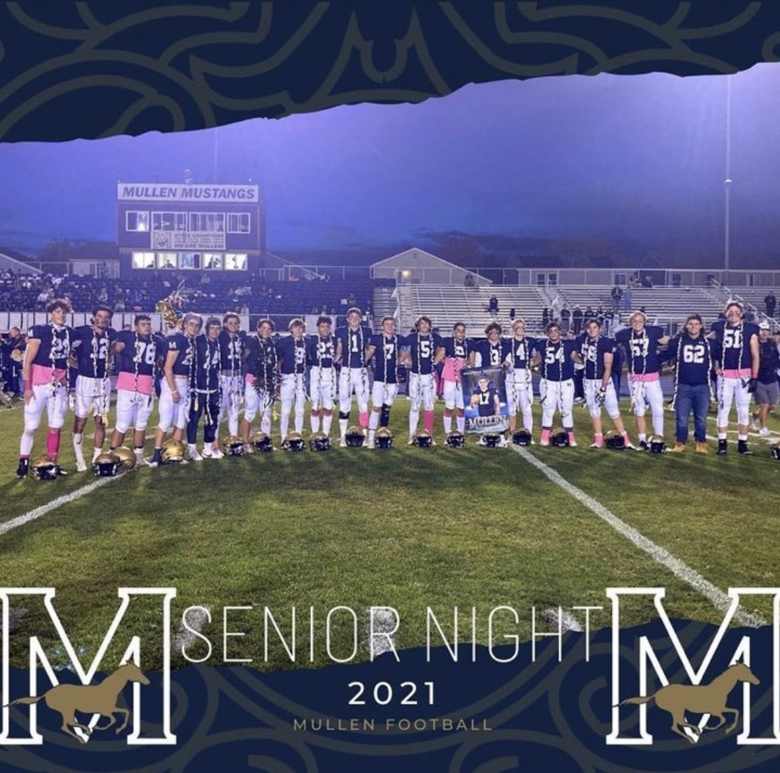 Mullen Mustangs Football Alum tweet media