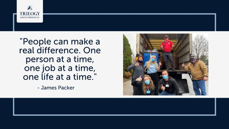rbufford's tweet photo. I think every day @TrilogyLiving is #NationalDifferenceDay, featuring service to our communities, residents and our awesome employee teams, but nothing wrong with celebrating #communityservice! #IndependenceFromHunger #Hope4TheHolidays #ServeOthers1st https://t.co/Zt9TehguGd