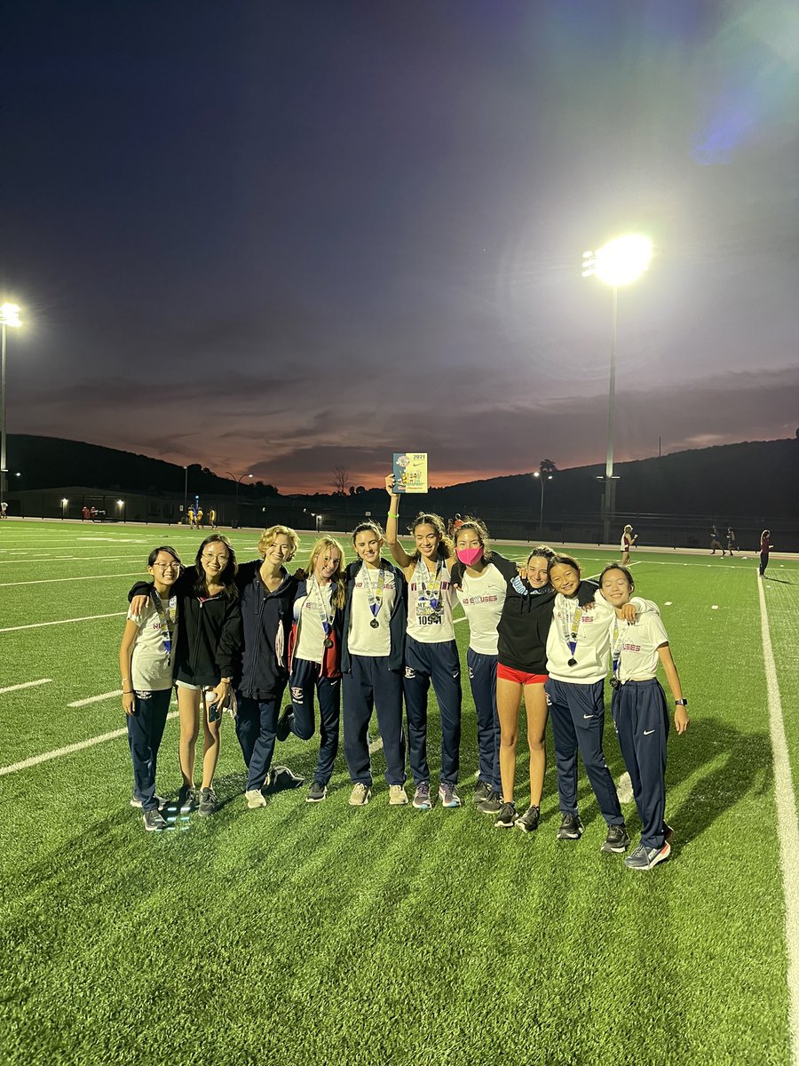 ViewpointSports's tweet photo. What a night for our Boys &amp; Girls Cross Country team at the Mt. SAC Invitational! 

Girls Varsity: 1st for D5 (4th overall)
Girls JV: 1st for D5 (4th overall)
Boys Varsity: 1st for D5 (10th overall)
Boys JV: 1st for D5 (10th overall)

All races were D3-D5 schools
#GoPatriots https://t.co/PHVl6gLG8b