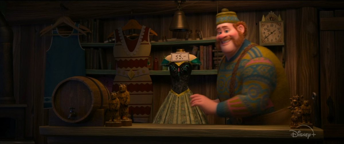 Frozen_Iduna's tweet photo. There are quite a few changes to Oaken's shop within those 10 minutes 😄
#OnceUponASnowman #Frozen https://t.co/zxRvC4YmMZ