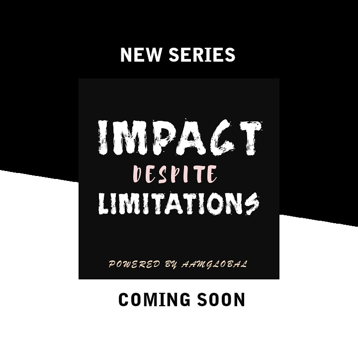 _AAMglobal's tweet photo. #NewSeriesAlert #ImpactDespiteLimitations
When the limiting factor becomes a launching agent into greatness.
#AAMglobal๐ #ImpactDespiteLimitations #Anticipate #SoonerThanExpected https://t.co/kxh8DKyt4d