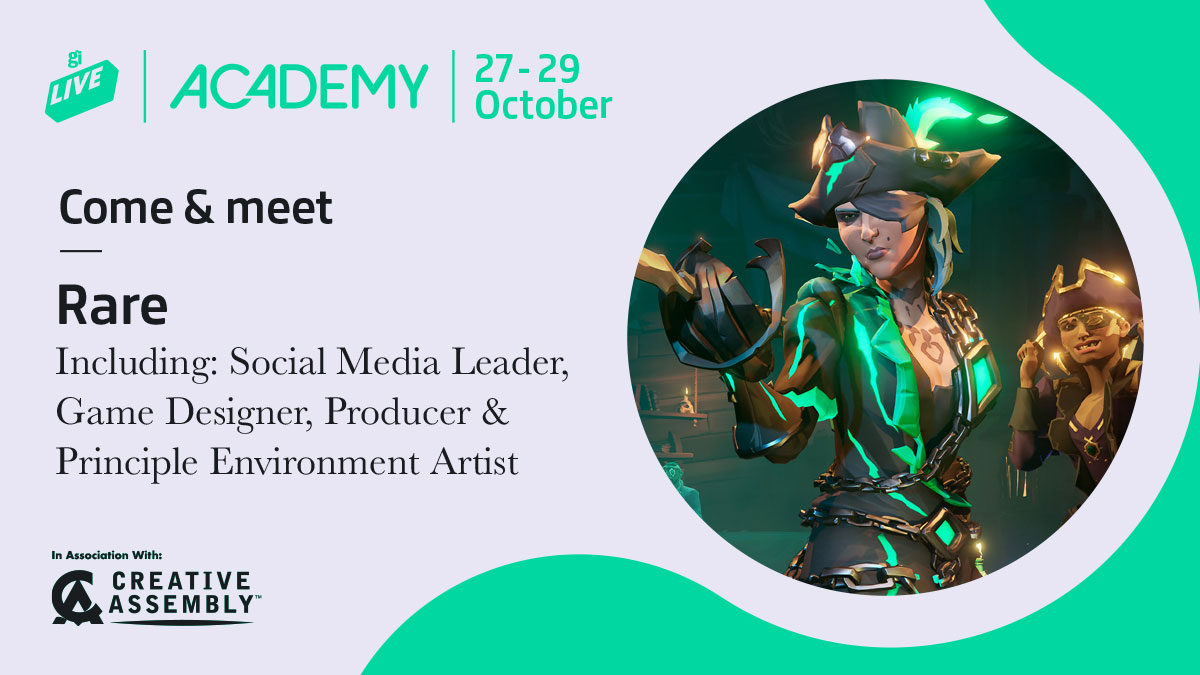GIBiz's tweet image. Shiver me timbers! The @SeaOfThieves crew will be talking to students to discuss their voyage into making games, what they do, and what (a pirate’s) life is like in the games industry. 

Students and those interested in a career in games can sign up here: eepurl.com/hJO_UL