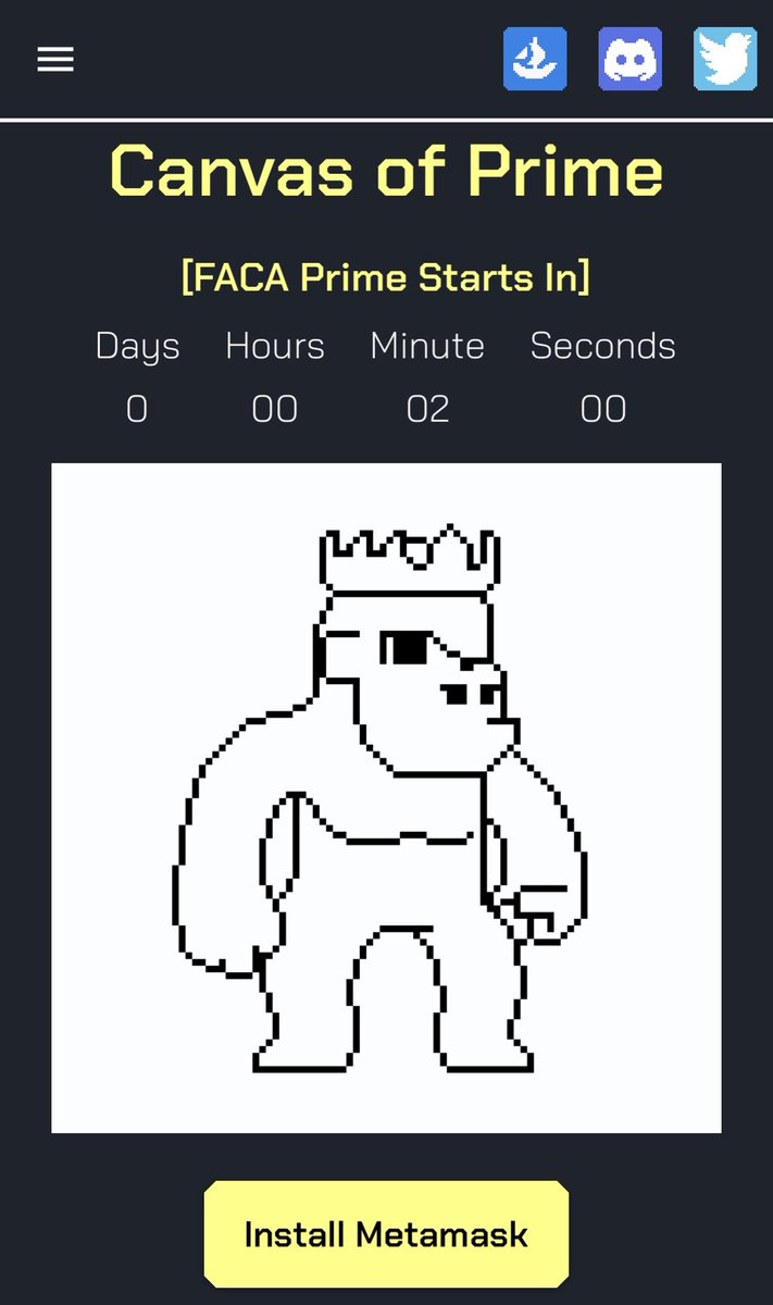 FacaFactory's tweet photo. FACA Prime starts now! @FacaFactory NFT Holders, please go to https://t.co/GarnaXWkuN to participate 🦍🦍🦍

(This snapshot was taken 2 min before it started)

#NFTCommunity #nftcollector https://t.co/ni5SODqcTe