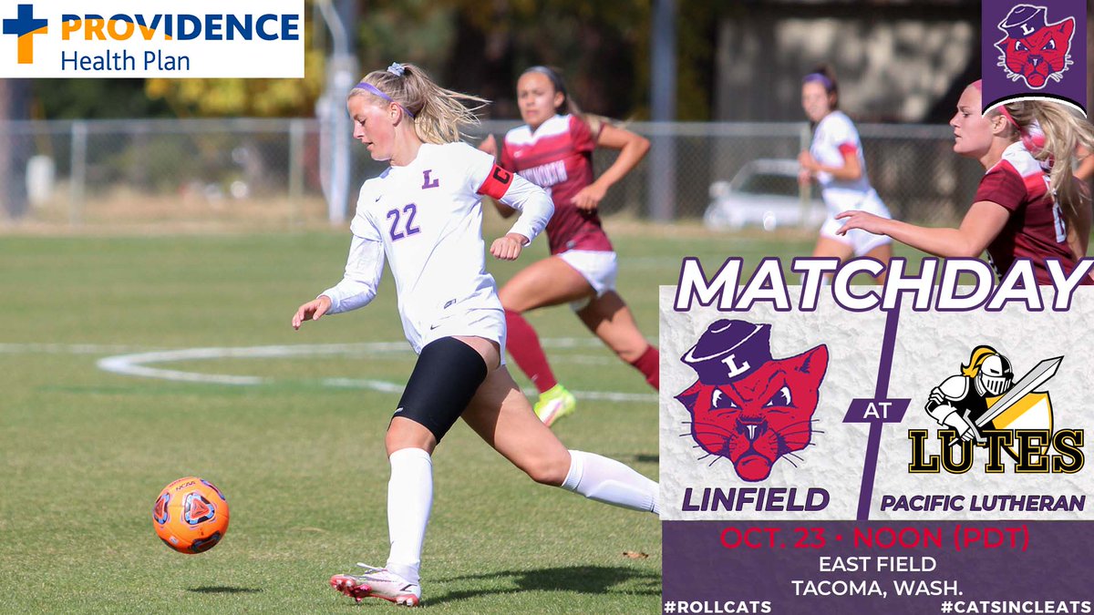 LinfieldWSoccer's tweet photo. MATCHDAY⚽️| A quick trip up to Tacoma.

⏰Noon (PDT)
📍Tacoma, Wash.
📺https://t.co/Y1YEzDZgjc
📊https://t.co/xvWVx8yP1I

#RollCats | #CatsInCleats | #NWCsoc https://t.co/s7N9oG92bR