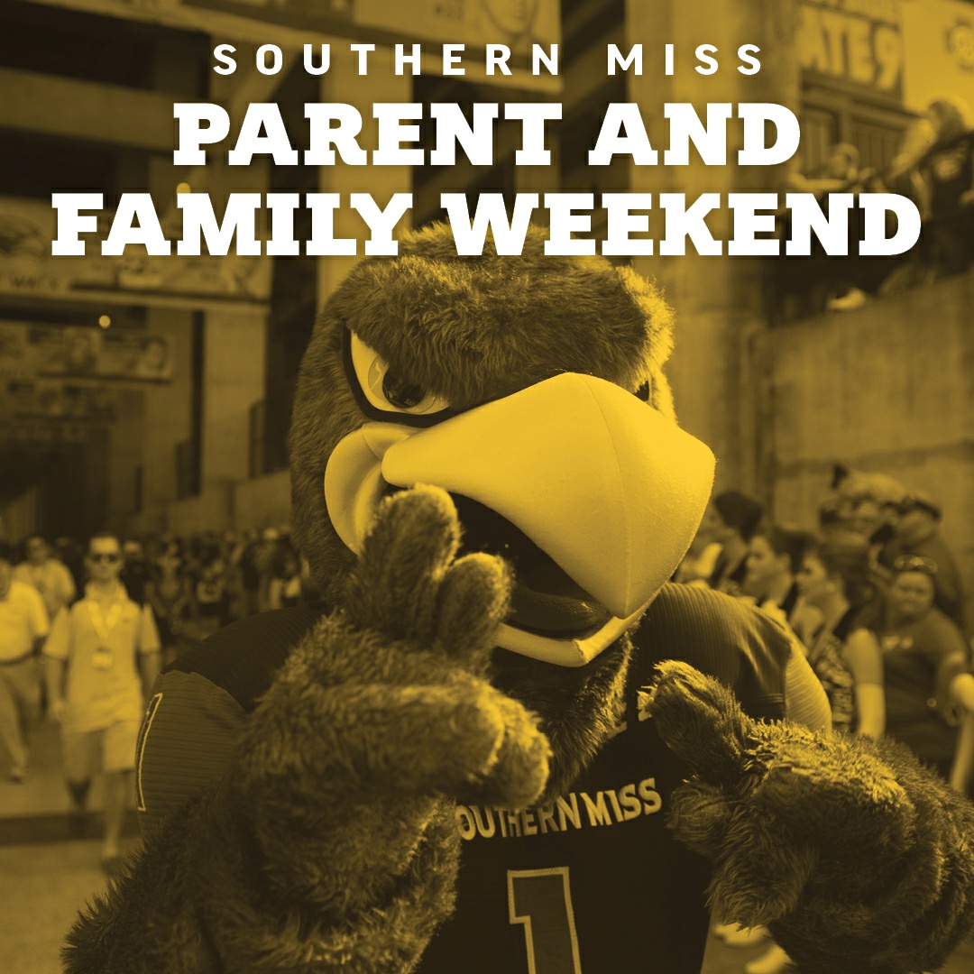 Southern Miss Parent and Family Weekend 2021 is almost here! It's a great opportunity to take part in a variety of campus activities on Friday, and attend a Southern Miss tailgate on Saturday. Click the🔗below to learn more and register for PFW 2021! usm.edu/pfw