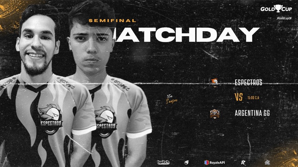 Gold Cup Gaming (@goldcupgg) on Twitter photo #CR โข MATCHDAY
Arrancamos con las Finales este fin de semana con este primer encuentro
โ๏ธ ๐ง๐ท <a href="/teamespectros/">๐๐๐๐ ๐๐๐๐๐๐๐๐๐</a> ๐ <a href="/ARGENTINACR4/">ARGENTINA GG</a> ๐ฆ๐ท
๐ 14:00 C.A | 22:00 CEST
#GoldCupEN #CR โข MATCHDAY
Arrancamos con las Finales este fin de semana con este primer encuentro
โ๏ธ ๐ง๐ท <a href="/teamespectros/">๐๐๐๐ ๐๐๐๐๐๐๐๐๐</a> ๐ <a href="/ARGENTINACR4/">ARGENTINA GG</a> ๐ฆ๐ท
๐ 14:00 C.A | 22:00 CEST
#GoldCupEN