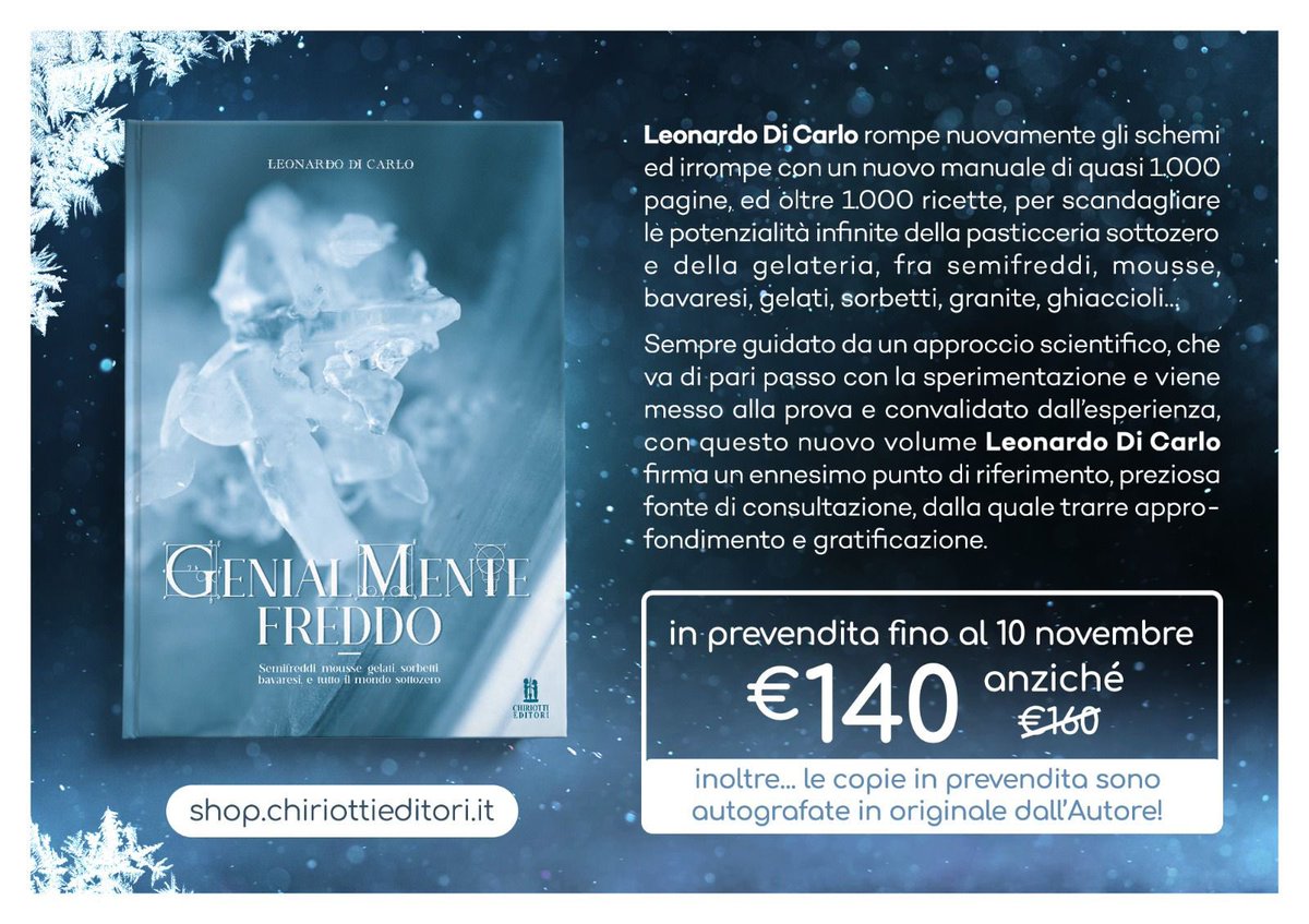 La nostra ultimissima novità 
SHOP.CHIRIOTTIEDITORI.IT