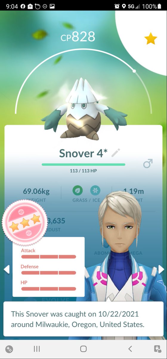 KristenAlsup's tweet photo. Meet my new newest PERFECT Pokémon!!! Purified from a grunt while grocery shopping!!! #PokemonGO #Hundo #PerfectIV #PokemonGoRocket https://t.co/Xqny5wfj53