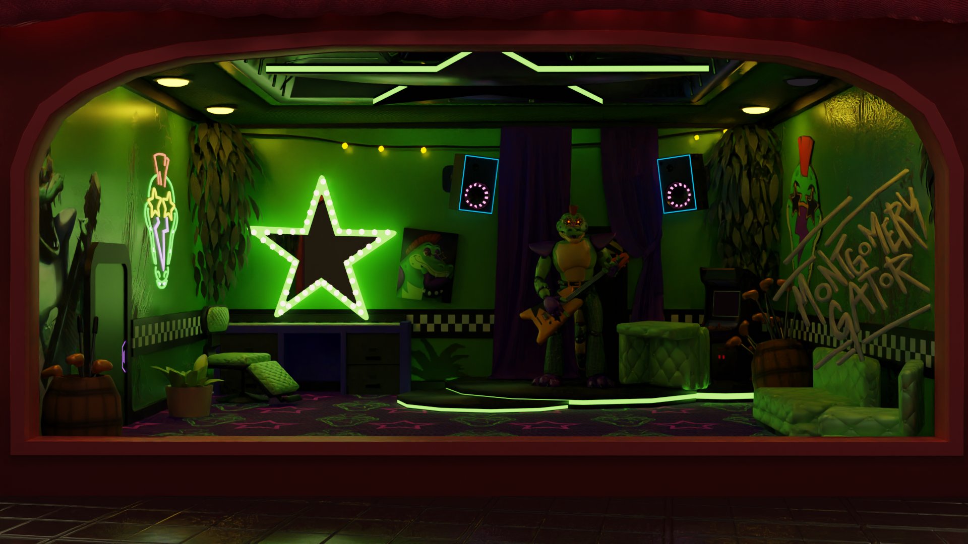 Acid_Love on X: Fnaf sb animatronic rooms are pretty much done