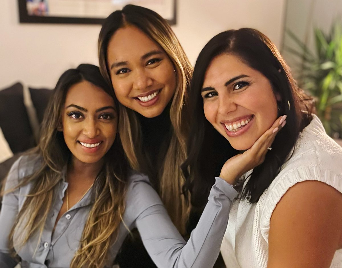 melindashankar's tweet photo. Beyond blessed for these beautiful souls in my life. Would be a way different not as fun life without them. Can’t wait to launch season 1 of our podcast to premiere so you can meet my sistaz.🥰  @MarlineYan https://t.co/bMaOikcHUh