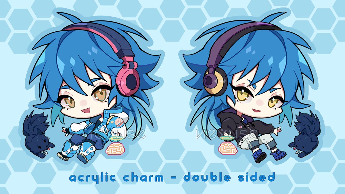 neyuse's tweet photo. (RT 💜) dmmd
I opened pre-oders for the Aoba/Sly Blue keychain I made! It will close the 7th of November 10am GMT+1

Link in the reply! https://t.co/JpWkYad5gs