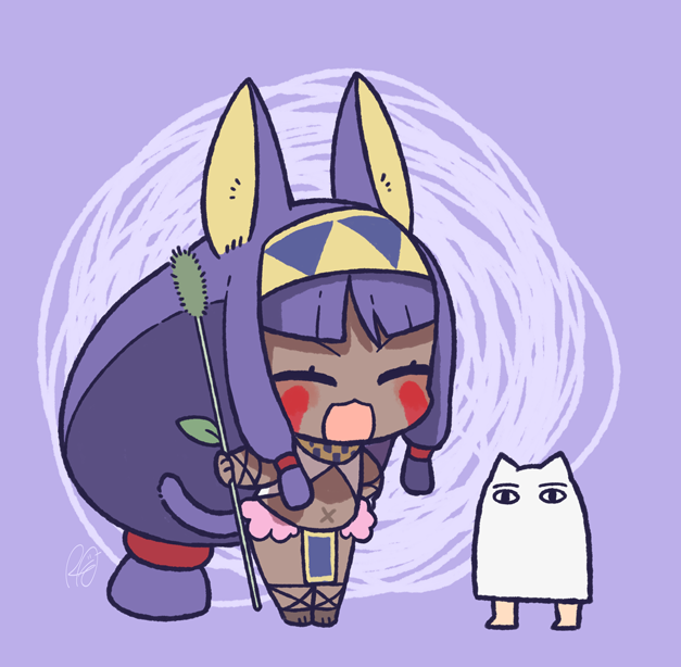 メジェド ,ニトクリス(Fate) 「にゃとくりす 」|けぴのイラスト