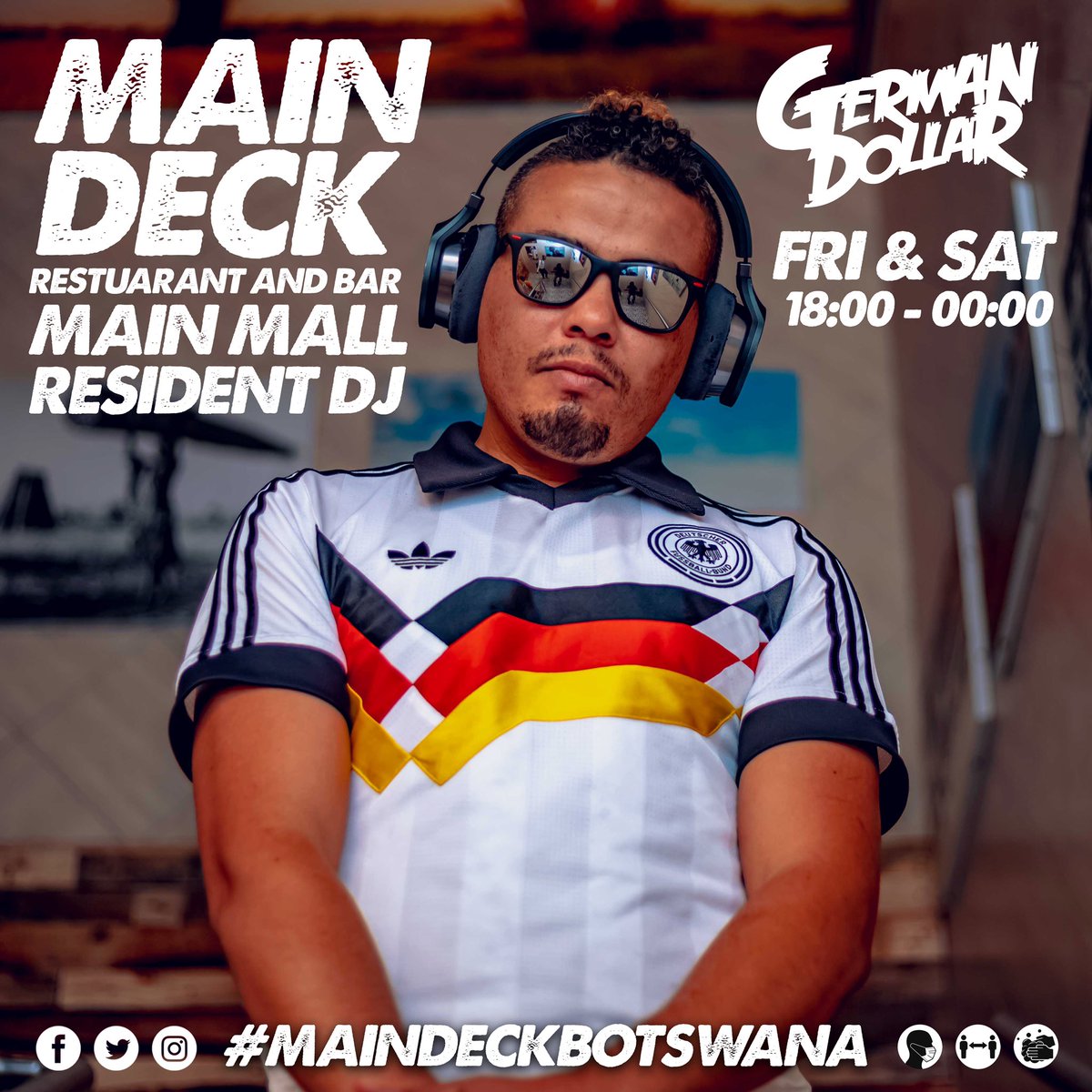 German_Dollar's tweet photo. On again tonight at Main Deck Main Mall! π₯πππ#MainDeckBotswana https://t.co/4ksPdRJw2M