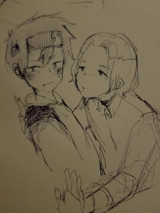 友達が描いてくれたラン暦とボコボコ暦くんありがたやありがたや....😭😭😭✨ 