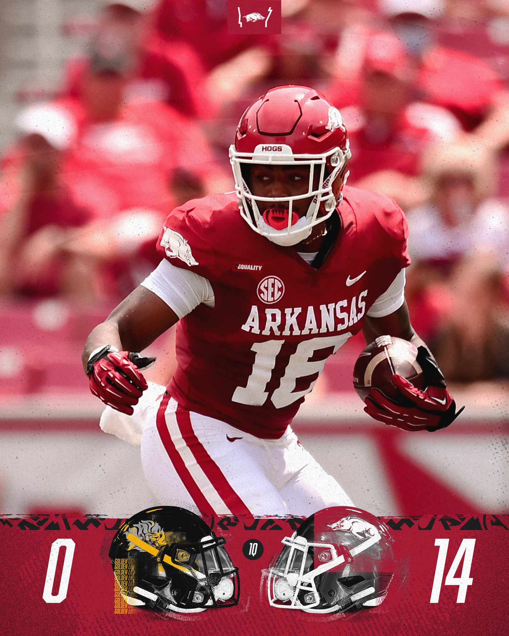 Arkansas Razorback Football on Twitter "One play, six points. https