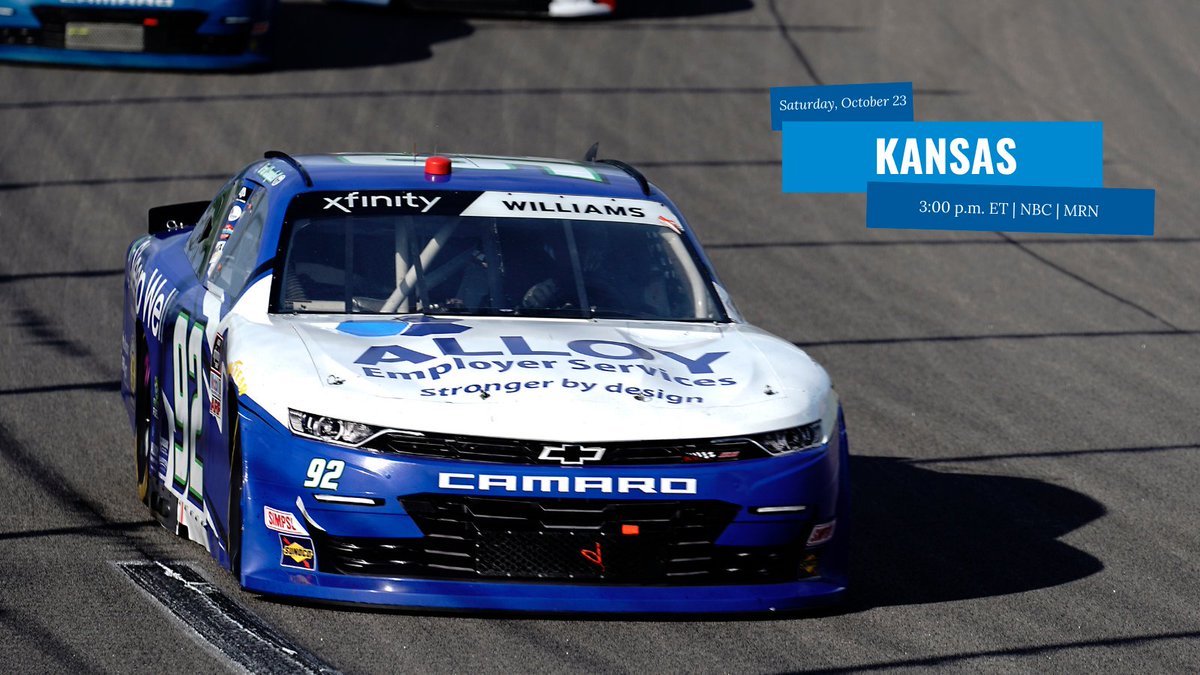 They're about to go green at @kansasspeedway! 

We're pulling for you @Josh6williams and @dgm_racing_! 🎉 

#KSL300 | #NASCAR