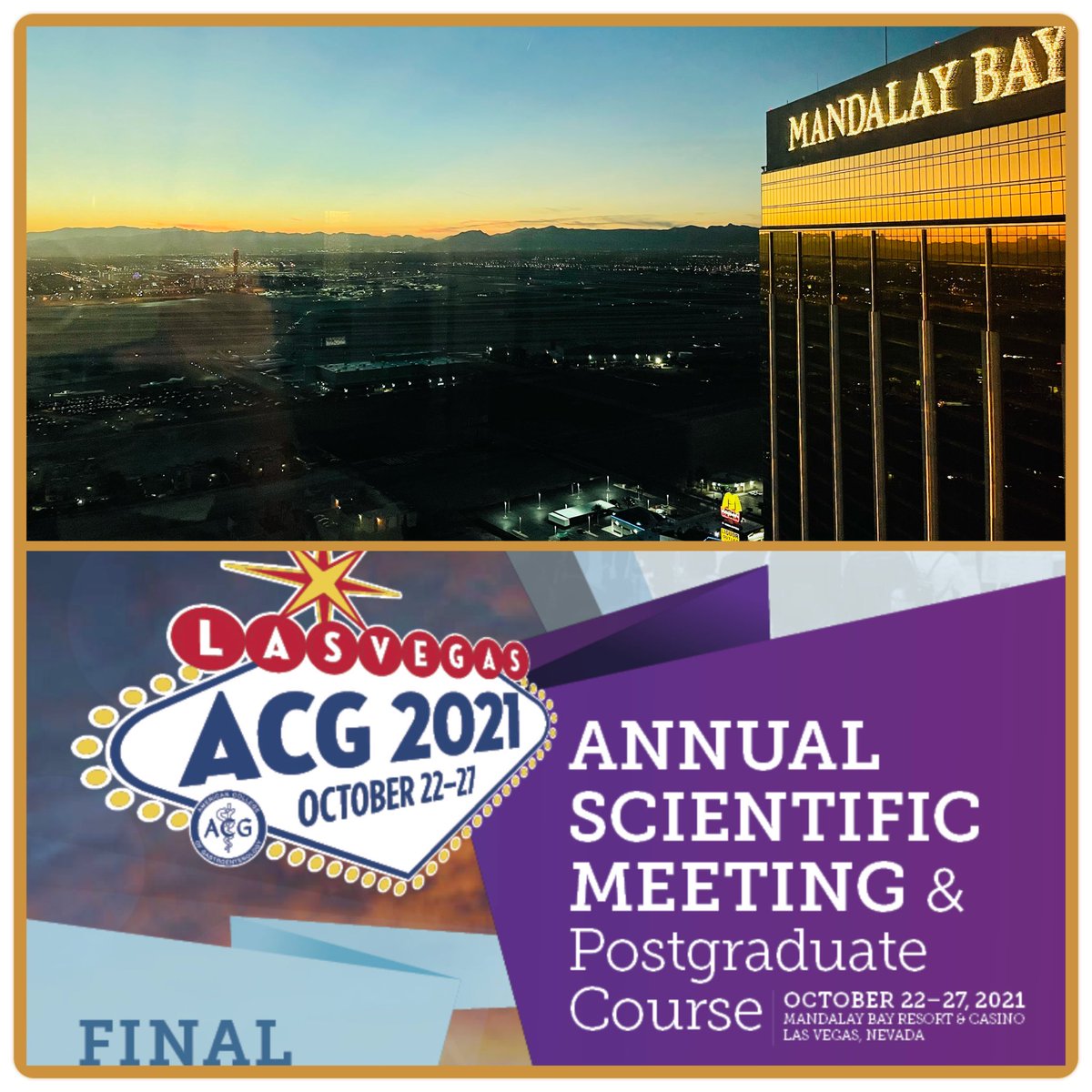 #acg2021  ⁦@AmCollegeGastro⁩  Annual Scientific Meeting and Postgraduate Course well underway in person and virtual.  Join us!! #VaxxedNMasked and learning together ⁦@ALOliphant⁩ ⁦@DrSamirAShah1⁩