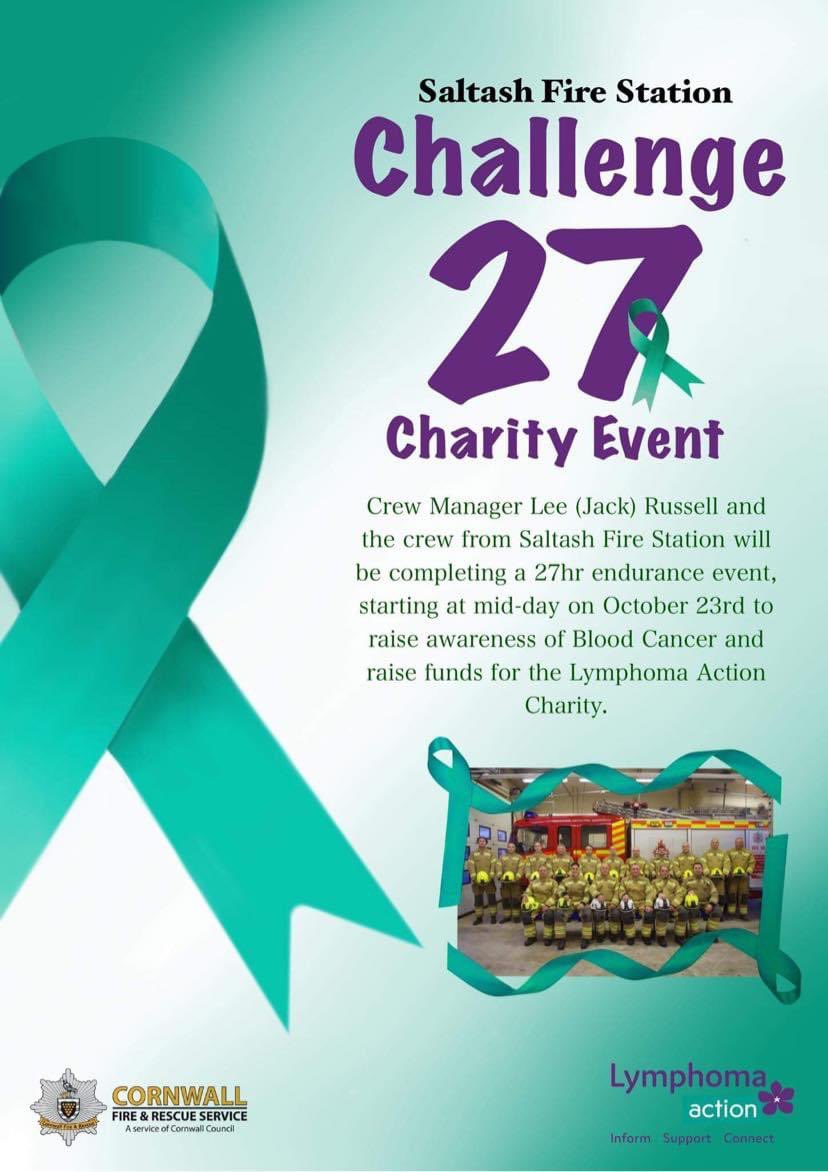 Please help support our colleagues <a href="/SaltashCFRS/">Saltash Community Fire Station</a> raise as much money as possible with this unbelievable challenge, we wish them all the best and know 5.1 are behind them 👍👍👍