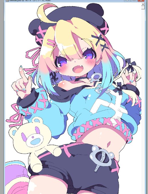 Skeb進捗さらさらマンです
かわいくかけてるかな?かな?
今日はお仕事なので来週中に完成させたい 