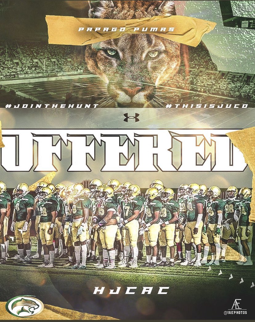 Beyond Blessed To Receive a offer from Papago Pumas 💛💚<a href="/CoachBStro/">Coach Strother</a> #JUCOPRODUCT ⛓