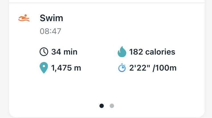 Meinirynysmon's tweet photo. This morning I had a dip in the sea and jumped waves, having a whale of a time for 35 minutes. My Fitbit thinks I have swam 1,475m! I’m gonna let it think that as it sounds far mor impressive!! 😂🤣🌊🌊 #funinthesea #jumpingwaves #fitbit #Llangefni #Anglesey https://t.co/jvCFVbHo2F
