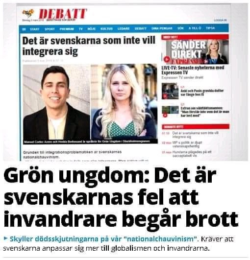 Är detta på riktigt? Vi lever i ett sjukt land. Vart kommer alla dessa dårar ifrån?