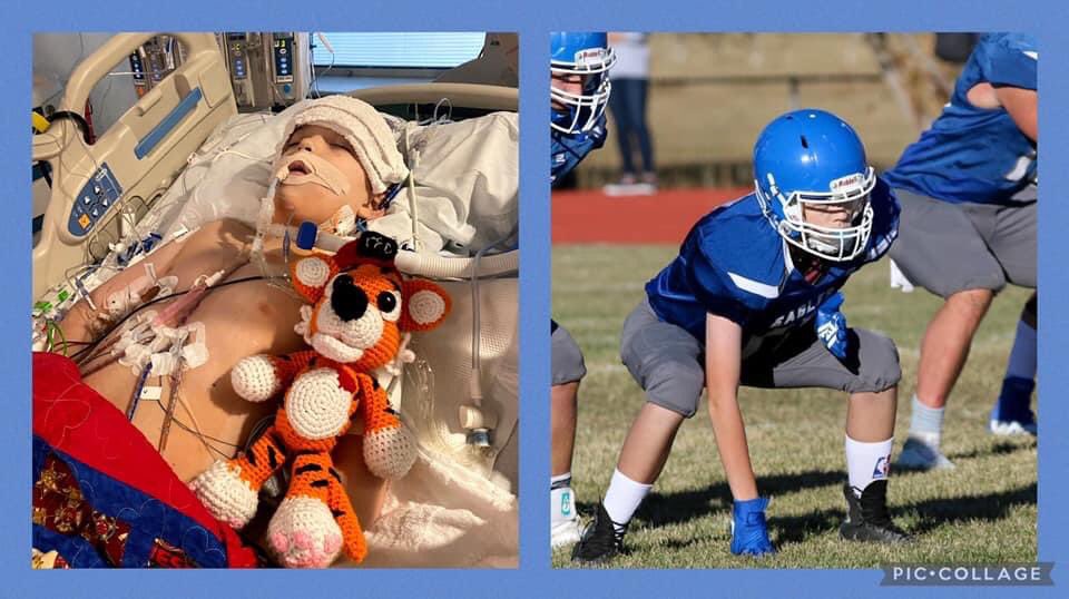 BethQuinney4's tweet photo. This is what organ donation can look like. New heart to football field. 
Consider getting a donate life license plate to help promote organ donation. https://t.co/NDpbsW2X6U @DonateLife @DonorConnect https://t.co/2jDx3P58F8