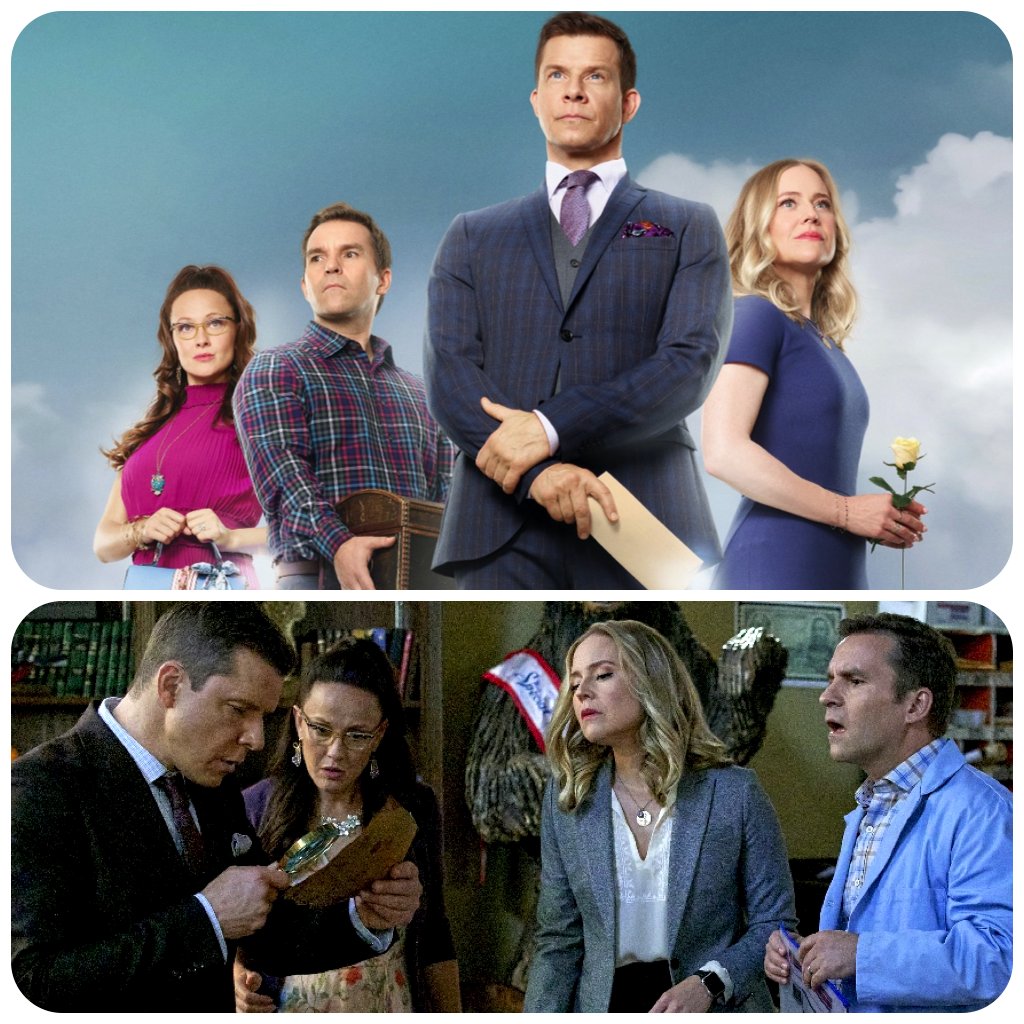 VisionTV's tweet photo. There's a #wedding to plan but first, another lost letter mystery to solve. #POstables, on Sat., Nov 13 at 2pm ET, the team is back on the case but will Oliver and Shane make it to the altar? #SignedSealedDelivered: The Vows We Have Made is on the way! 
https://t.co/gxEeJswizs https://t.co/Ot6KJnFZ1F