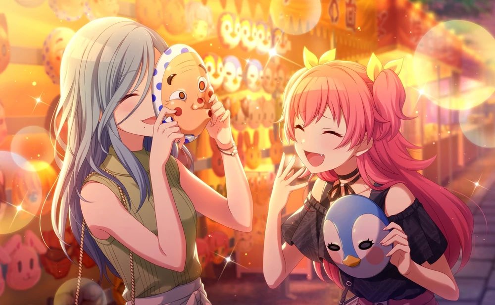 💖💙✨ Today’s first Pink/Blue pair of the day is Airi Momoi and Shizuku Hinomori from Project Sekai: Colorful Stage! They are part of the girls idol group MORE MORE JUMP!