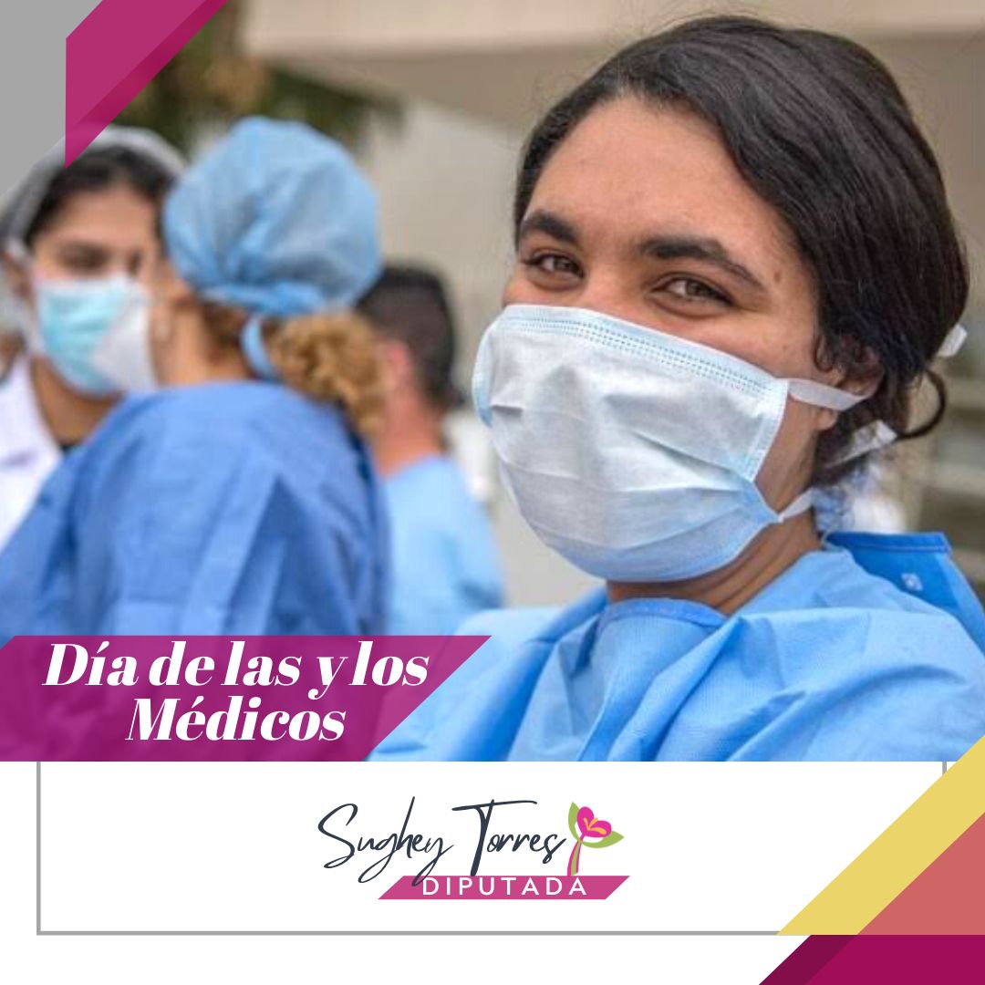 SugheyTorresR's tweet photo. Cada 23 de octubre desde 1937, se celebra en México el día de las y los Médicos.

Son ellos los que incansablemente han estado en la primera línea de batalla contra la pandemia, siempre firmes y comprometidos atendiendo la salud de todos. 

Mi reconocimiento por completo. https://t.co/z9l4avtOCW