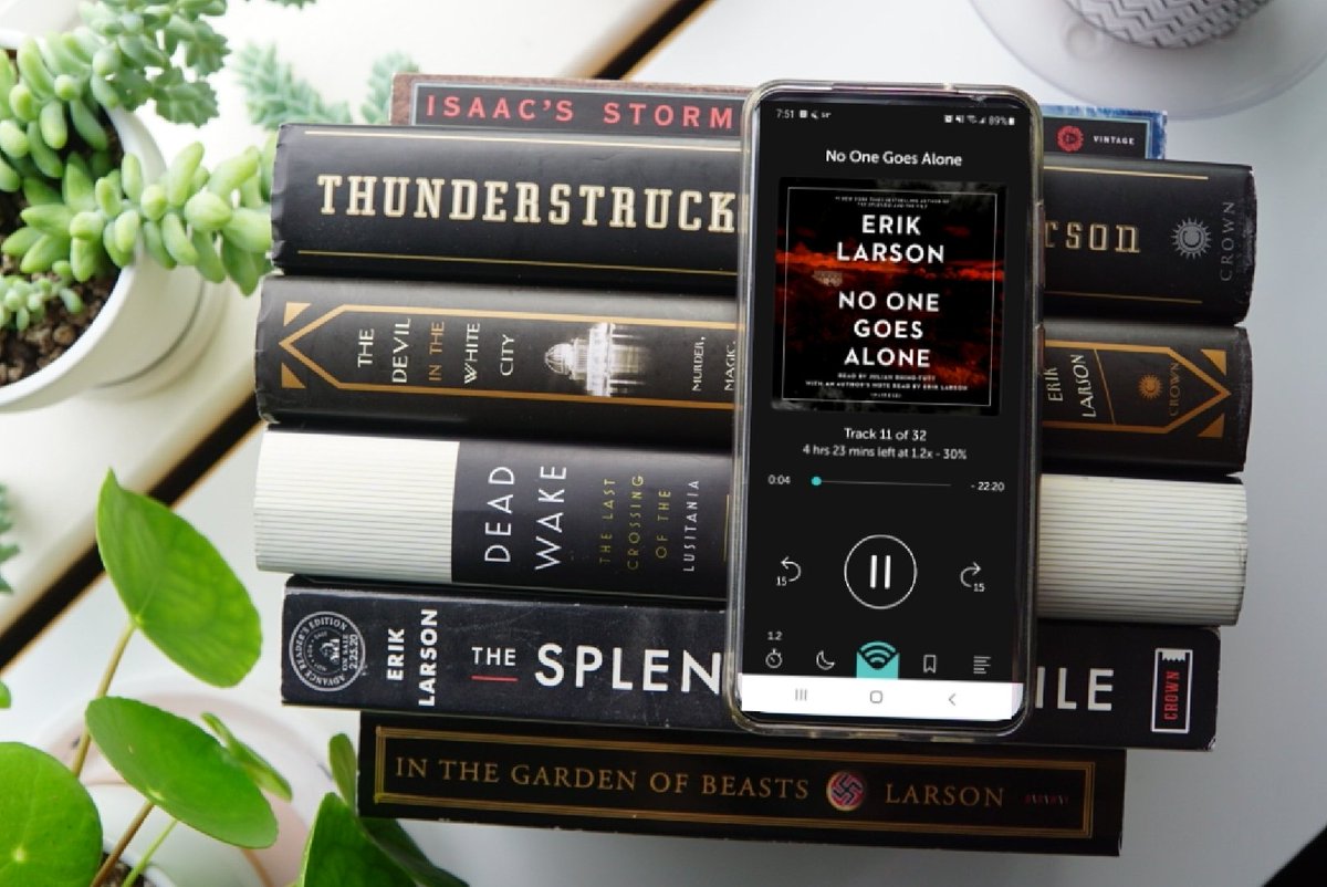 readingWW's tweet photo. Some might say I'm a fan.... I will read/listen to anything @exlarson writes. https://t.co/C7q8jlRBjm