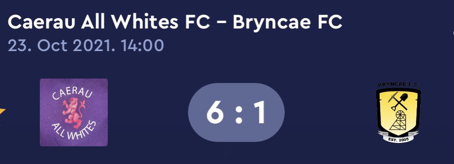 CaerauAW's tweet photo. 1st team result‼️

Goalscorers:

@JordannNeill ⚽️
@adamjenkx ⚽️
@SamJenkx08 ⚽️
@Jared_Dupplaw ⚽️
Luke Harris ⚽️
Rhys Jarvis ⚽️

#CAW🟣⚫️ https://t.co/GhBIKaPZ50