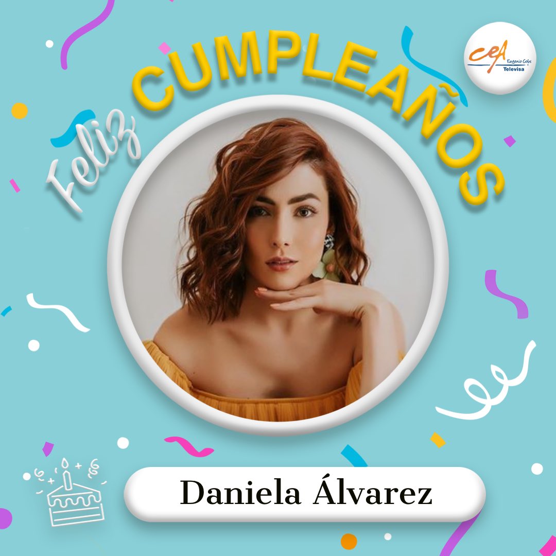 CeaTelevisa's tweet photo. ¡Muchas Felicidades a nuestra conductora egresada @daniela_avz hoy en su cumpleaños le deseamos lo mejor! #TalentoCEA #OrgulloCEA #LasEstrellasNacenEnElCEA #felizcumpleaños #HBD https://t.co/8BqDOwRjn8