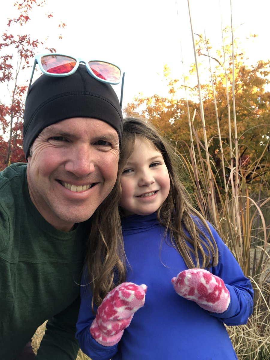 davidbobzien's tweet photo. TFW, on a cool fall morning, your daughter asks if she can join you for the first mile of your weekend long run. โค๏ธ #fierce #dadsofdaughters #carlybear #renorunners #futuredistancerunner #couldabeeneatingwaffles https://t.co/6KzjXZlMk7