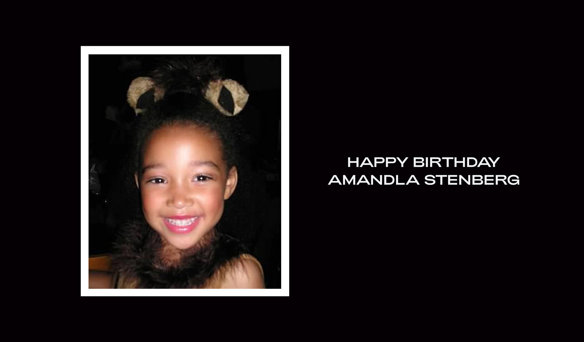 Beyoncé wishes Amandla Stenberg a happy 23rd birthday. 