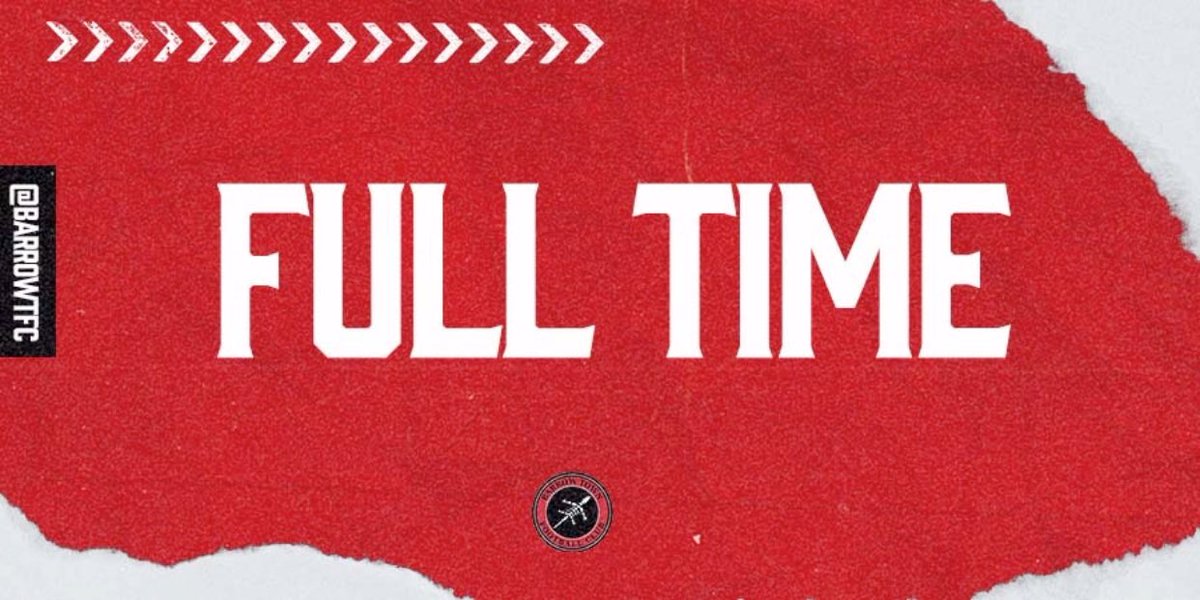 BarrowTFC's tweet photo. Full Time:
Barrow Town 2 Dunkirk 2

#riversiders #football https://t.co/pTFfecPWnX