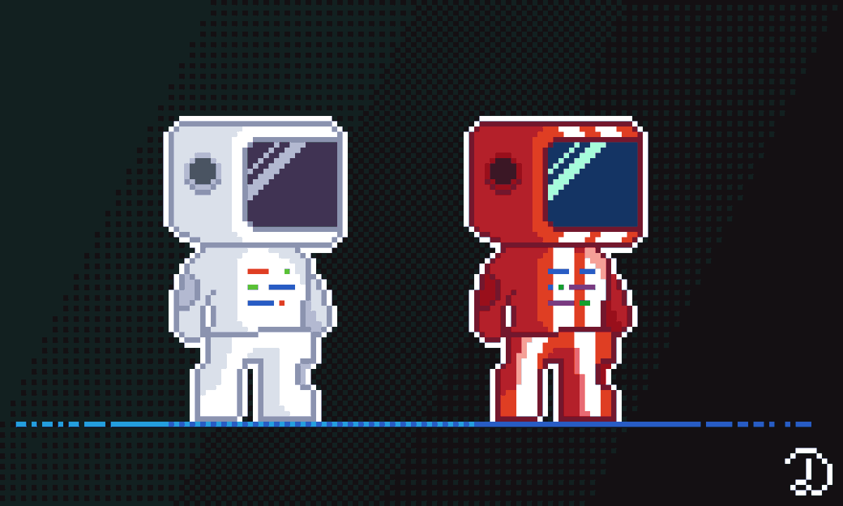 Made two astronauts for a #commission, want Assets for your games? Personalized Profile Pictures or other #pixelart? Just DM me!

#pixelartist #digitalart #digitalartist #gamedev #gamedesign #indiegame #commissionsopen