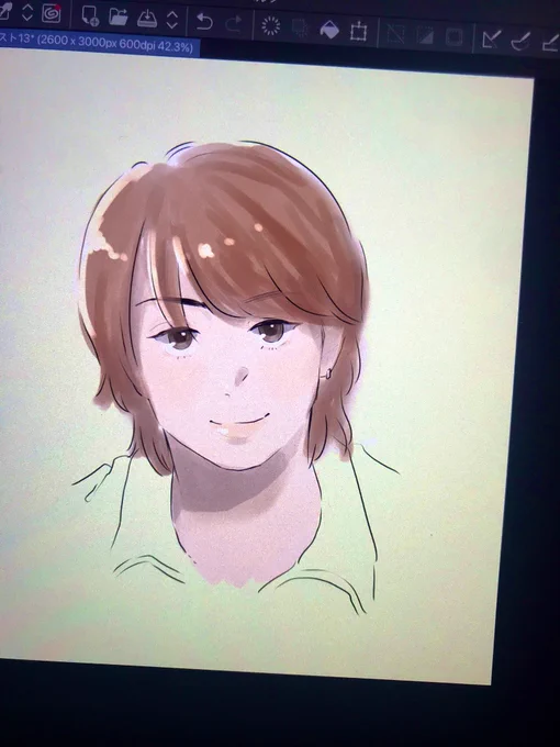 色塗りも分からないから諦めた。寝よ寝よ! 