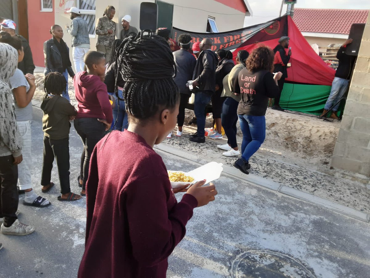 BLFSouthAfrica's tweet photo. [In Pictures]: BLF Comrades in Delft The Hague Ward 13, Cape Metro (@BlfCapeMetro).

We are the Children of Biko.

#VoteBLF
#LGE2021 
#VoteForYourLife https://t.co/8LfpmDmqvJ