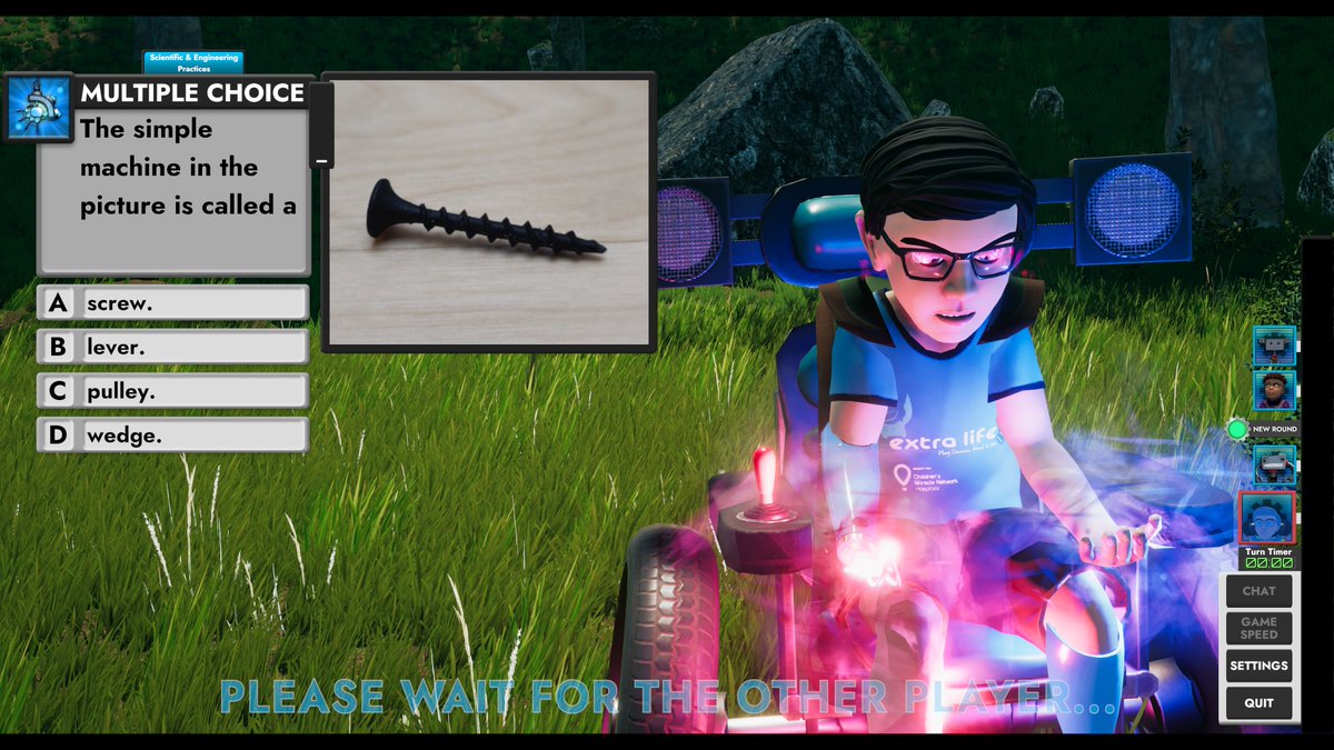 flamehawkstudio's tweet photo. YOUR TURN?! PLEASE WAIT FOR THE OTHER PLAYER?! This can mean only one thing... multiplayer game modes are coming! PvP Challenge is on it's way to The Mechanical World of Dr. Gearbox! Add buddies to your friends list, use our trivia or your own, and square off in a battle of wits! https://t.co/86QQZy9n8D