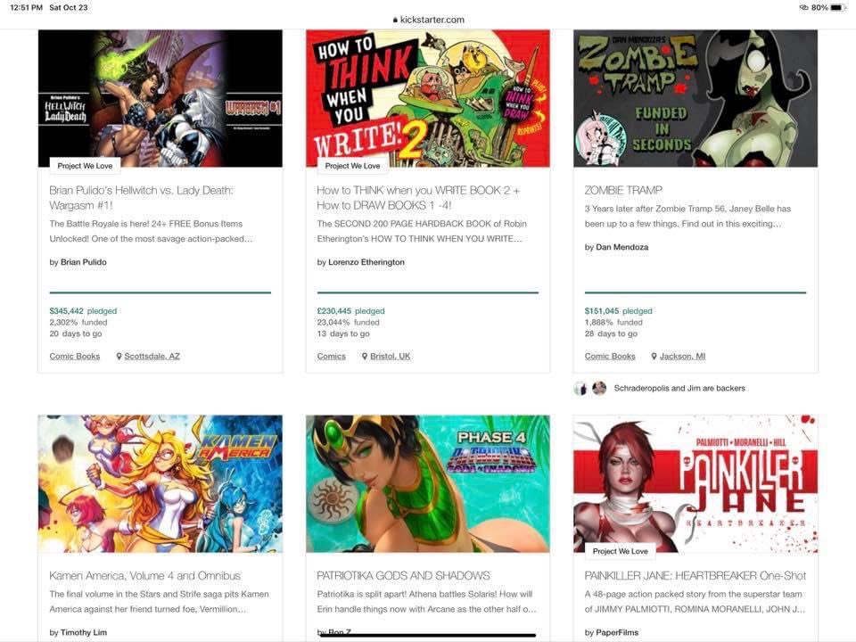 ARTofDANMENDOZA's tweet photo. 2 days in and already in 3rd place on kickstarter. Zombie Tramp is definitely Back! Thank you thank you thank you. https://t.co/88mHhe7rJP https://t.co/uhTK2a8i7W