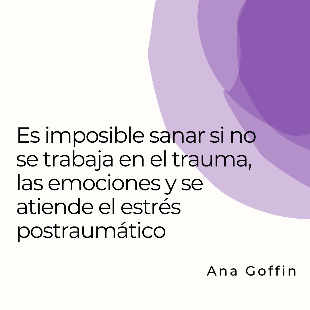 Si sientes que lo necesitas, busca ayuda profesional. 
#AnaGoffin