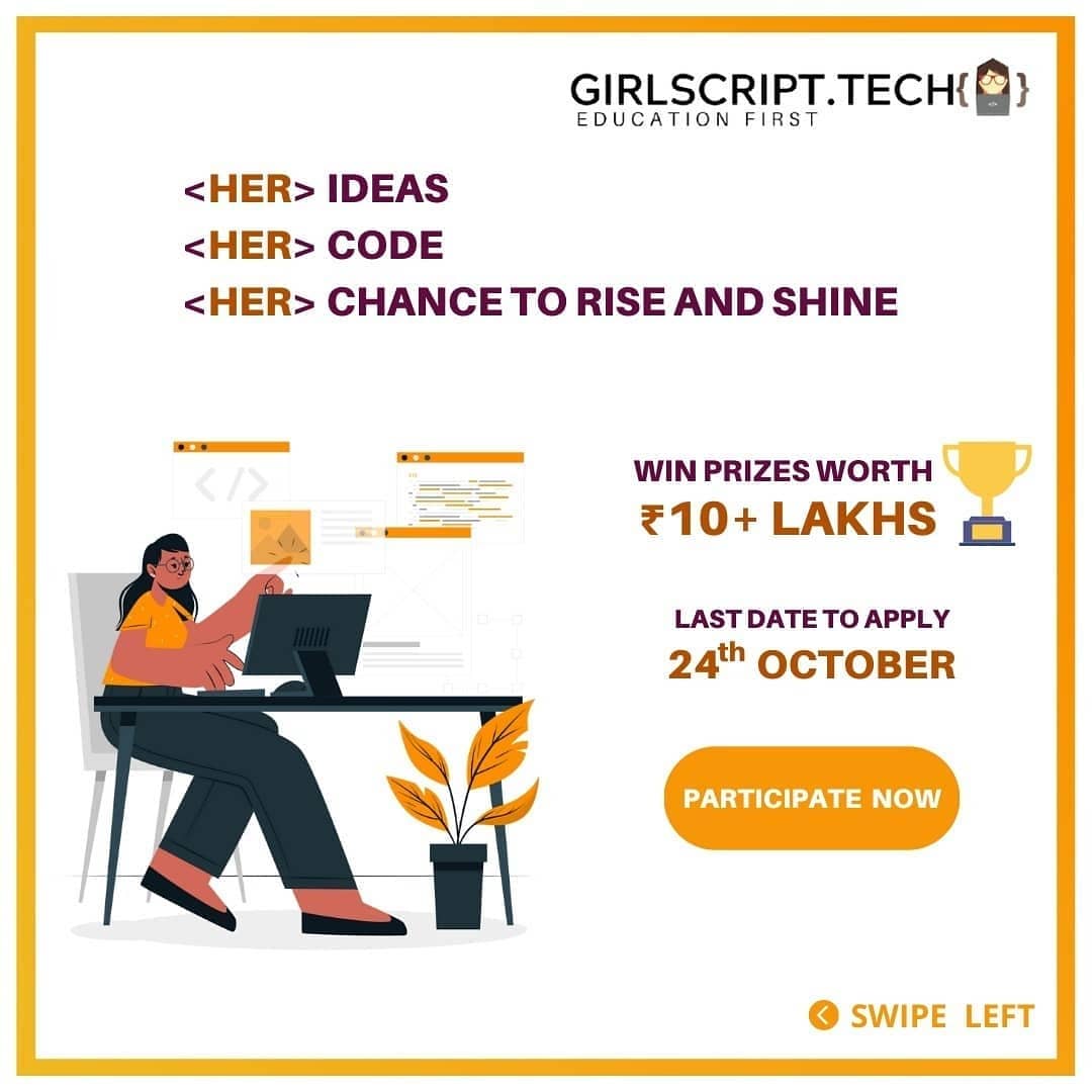 GirlscriptAnand's tweet image. Hey #WomenTechies,
Want to shape the future of technology?
Take on the big and amazing opportunity to assess your tech potential &amp;amp; showcase your skills using unique coding hacks. 

Participate Now 👇
🔗 techgig.com/geekgoddess/si…

#WomenInTech #GirlsLetsCode #CodingContest