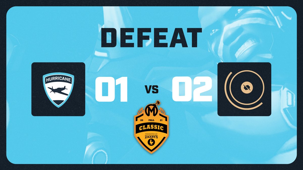 Down, but not out. Hurricane takes a 1-2 defeat against Solaris and will be playing against Drifters next in the Lower Bracket. 🎮 twitch.tv/badpachimarile… [ ] - fallclassic.slmn.gg/bracket