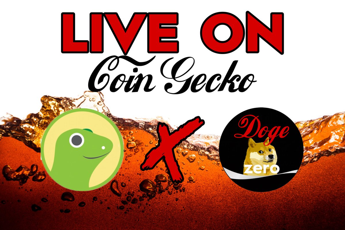 DogeZeroBSC's tweet photo. THIS is just the beginning!

@coingecko #DogeZero $DZERO https://t.co/lQs7tXeAvA