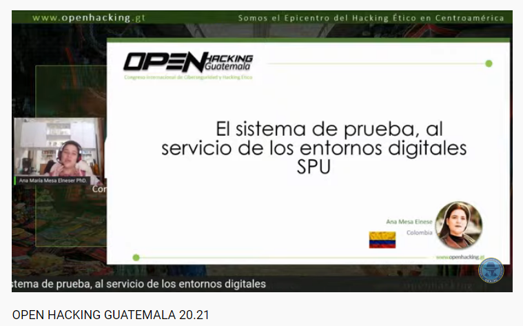 jrleonett's tweet photo. 5ta conferencia del día, la experta @anaelneser en OPEN HACKING GUATEMALA 2021 #openhackinggt #openhackingguatemala #openhacking https://t.co/NvHNNzep9n